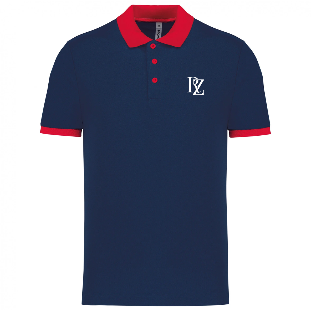 POLO BLEU NUIT ROUGE