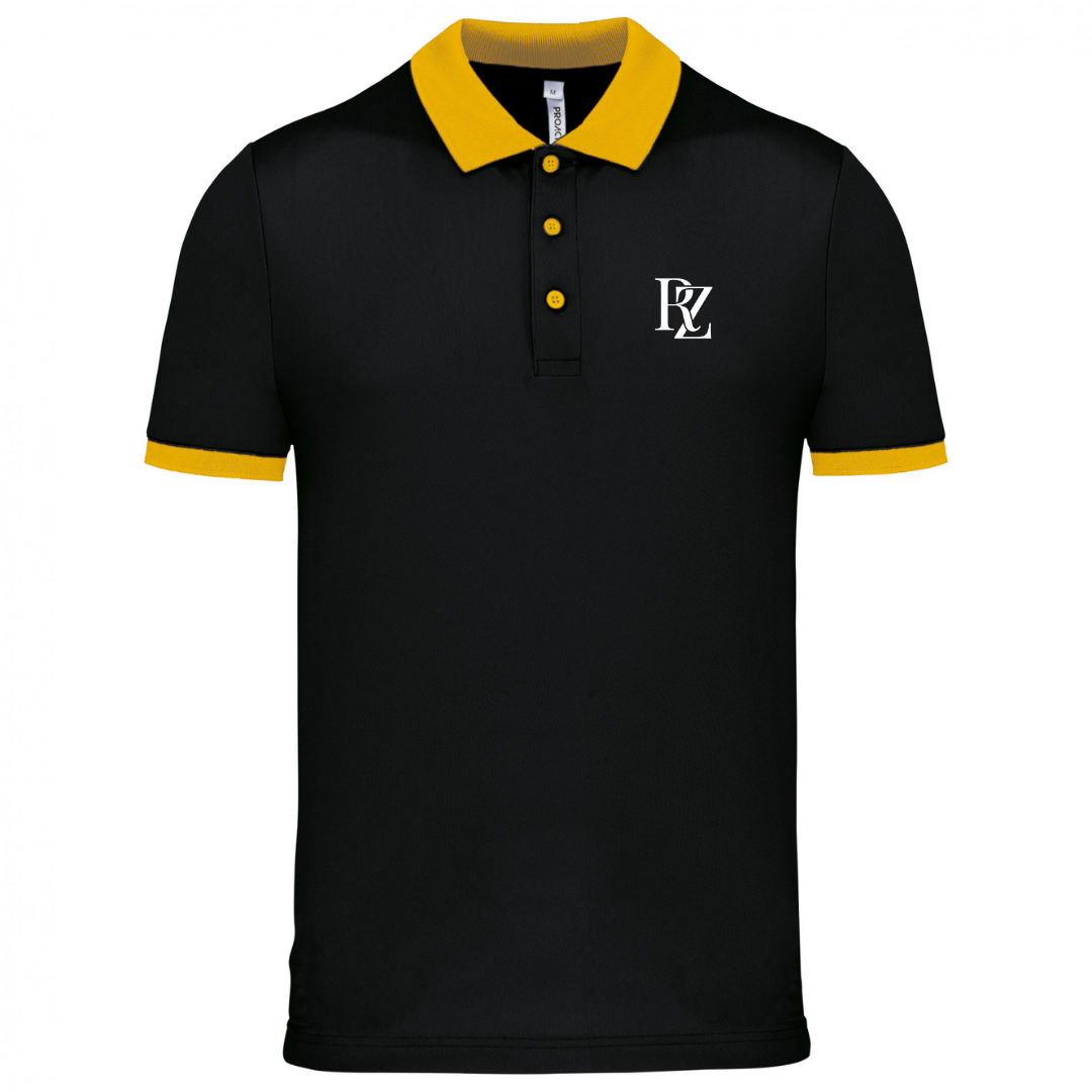 POLO NOIR JAUNE
